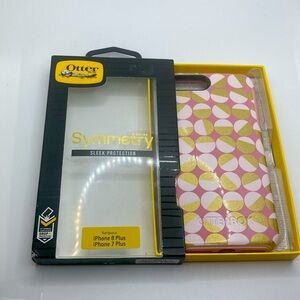 BNIB Otter Box Symmetry IPhone 8 Plus IPhone 7 Plus Pink & Metalic Gold Case